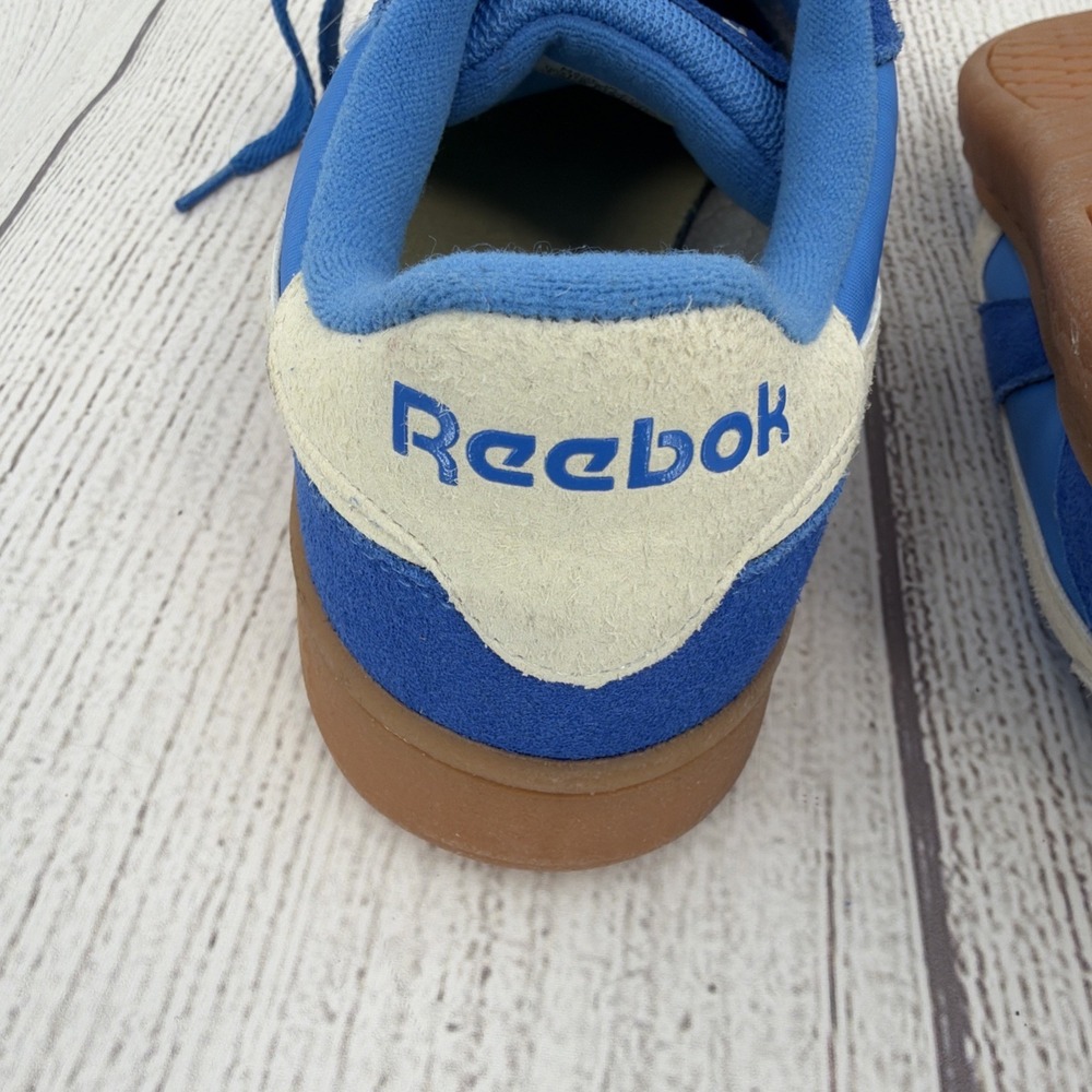 Reebok Club C Sneakers Womens 7.5 Bright Blue Suede Lace Up Lifestyle Shoes - Picture 9 of 9